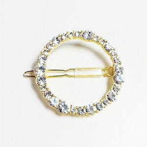 Rhinestone hair barrette